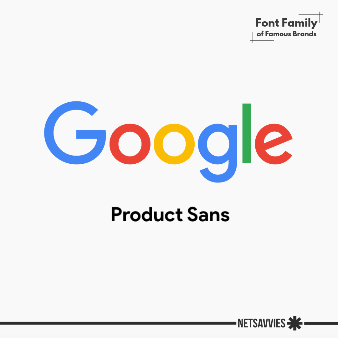 Famous Font Families- Google